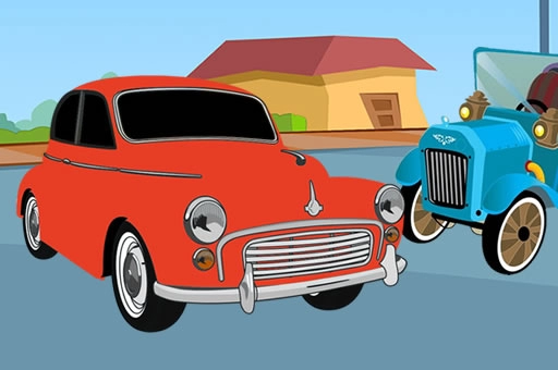 OLD TIMER CARS COLORING