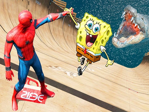 Super spongebob spiderman